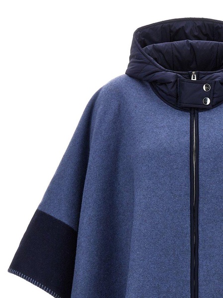 Etro Logo Detailed Hooded Cape