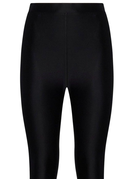 Alexandre Vauthier High-Waist Skinny Velvet Leggings