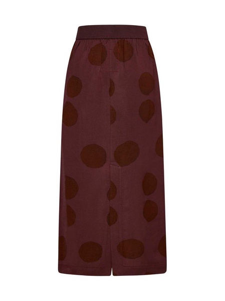 Uma Wang Polka-Dot High Waist Skirt