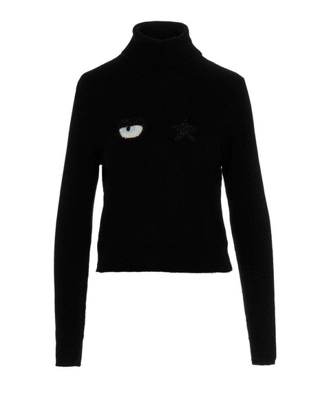 Chiara Ferragni Turtleneck Long Sleeved Jumper