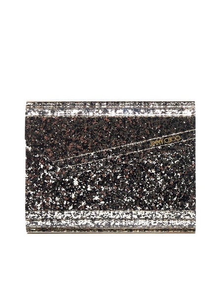 Jimmy Choo Candy Logo Plaque Clutch Bag