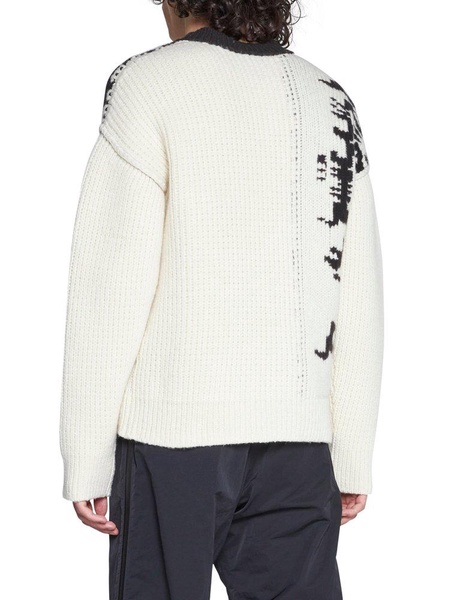 Bottega Veneta Abstract Printed Crewneck Jumper