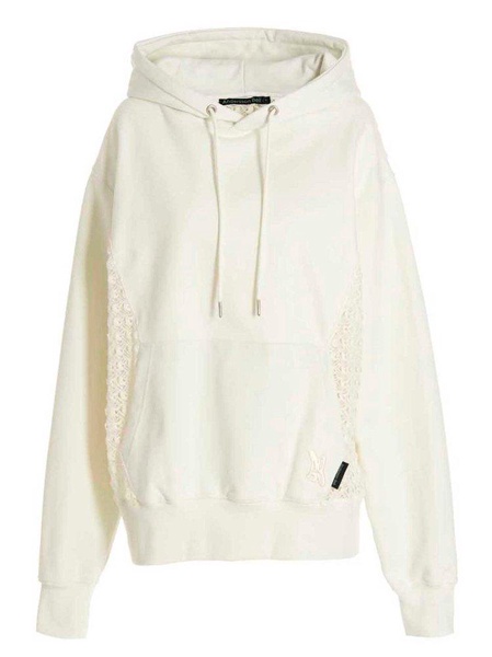 Andersson Bell Lace Detailed Drawstring Hoodie