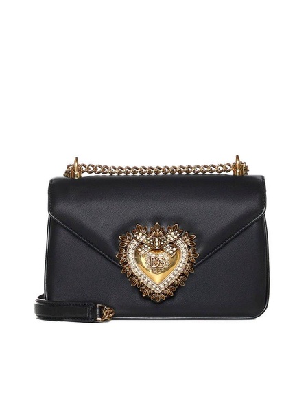 Dolce & Gabbana Devotion Foldover Top Shoulder Bag