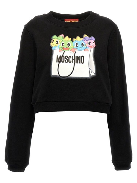 Moschino Bubble Bobble Cropped Sweater