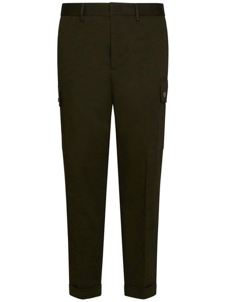 Etro Pegaso-Motif Mid-Rise Cropped Trousers