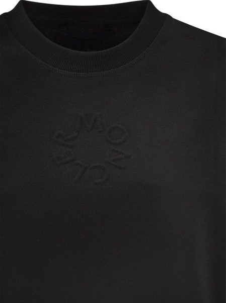 Moncler Logo Embossed Crewneck Sweatshirt