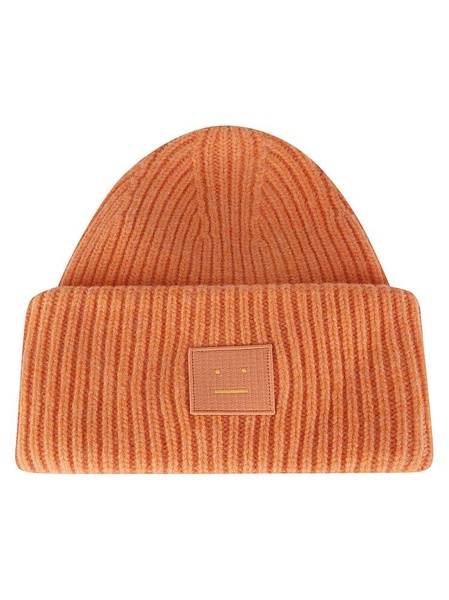 Acne Studios Large Face Logo Beanie