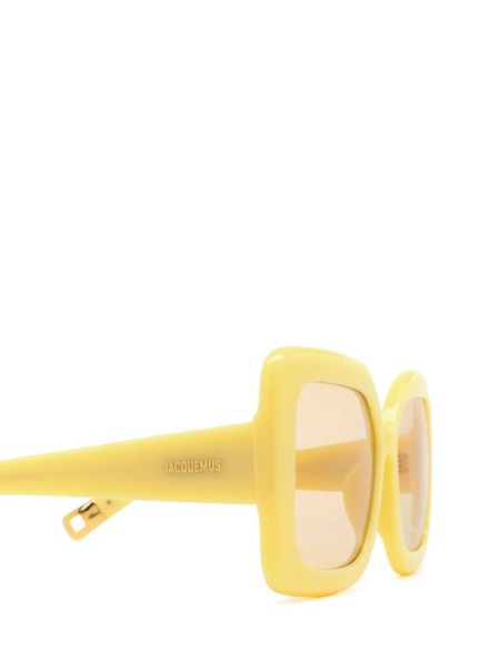 Jacquemus Geometric Frame Sunglasses