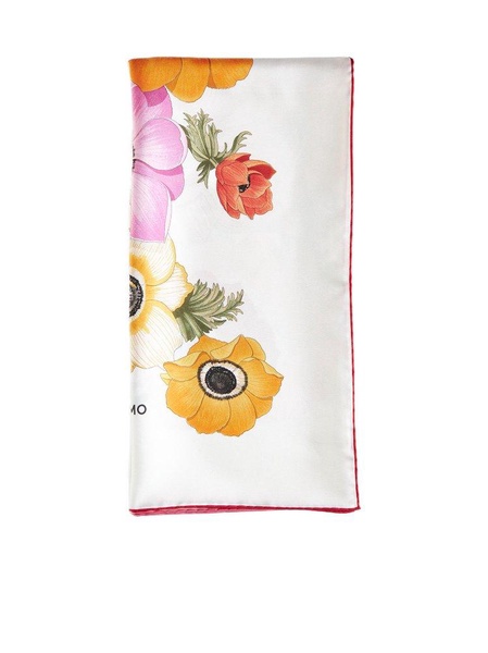 Ferragamo Anemone Printed Foulard