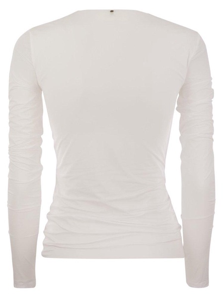 Sportmax Albenga Crewneck Long-Sleeved T-Shirt