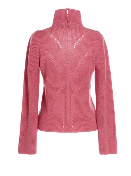 Blumarine Lace Detail Knitted Sweater