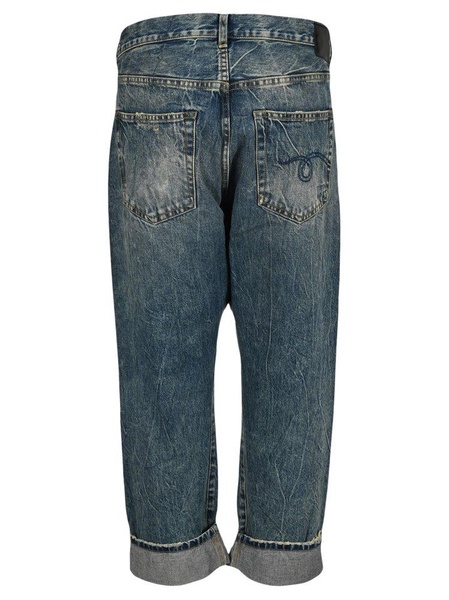 R13 Crossover Straight Leg Jeans