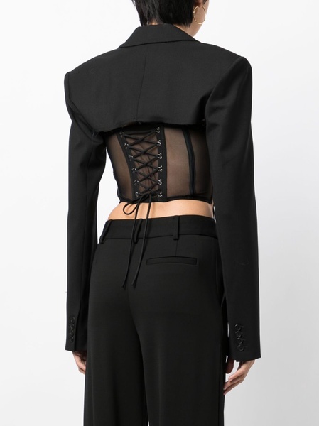 tailored cropped jacket 