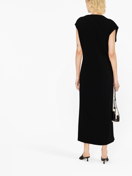 Blathine asymmetric midi dress