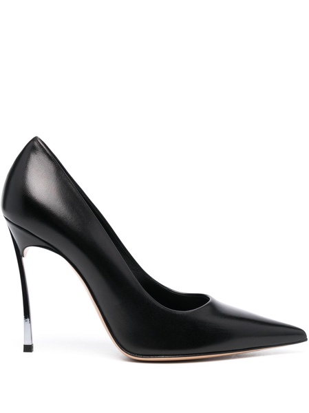 sculpted-heel 110mm leather pumps