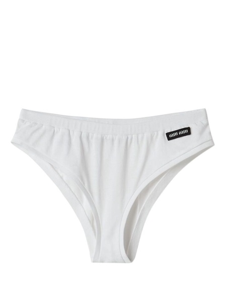 logo-patch cotton briefs