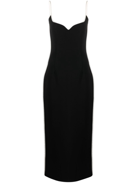 sweatheart-neck maxi dress