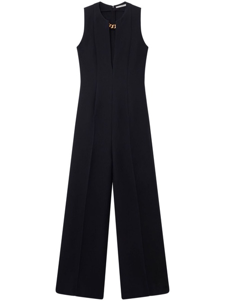 chain-embellished cotton jumpsuit