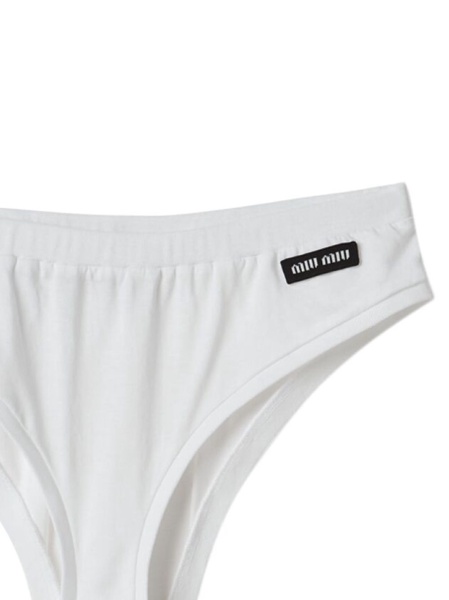 logo-patch cotton briefs