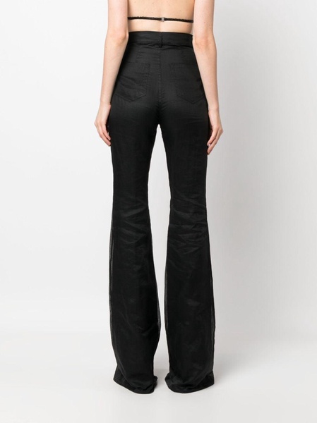 Bolan flared high-waisted jeans