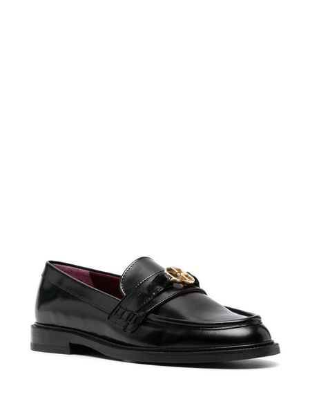 leather loafers