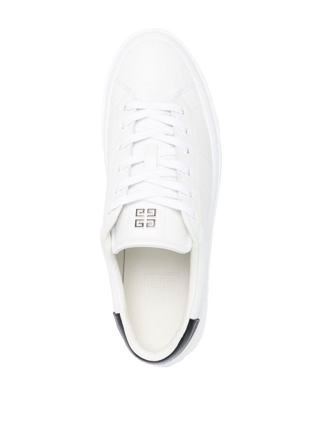 white City Sport leather sneakers