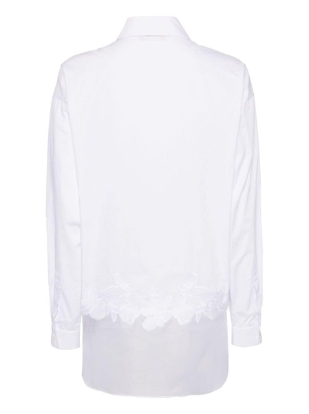 embroidered cotton shirt