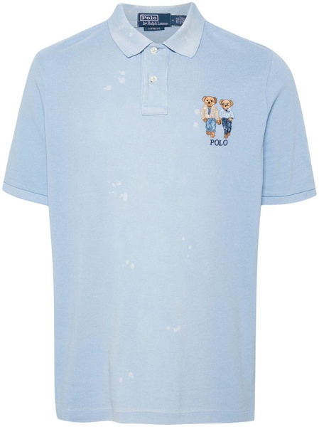 Polo Bear-embroidered polo shirt