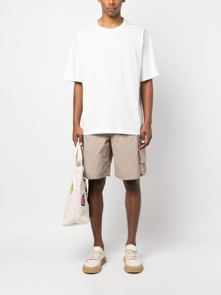 Mount drawstring-hem shorts