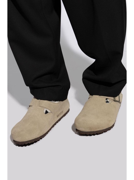 London shearling loafers