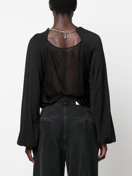 chain-link cut-out top