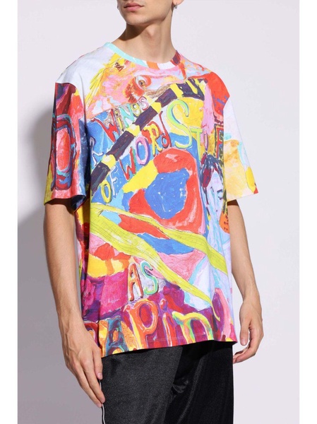 graphic-print cotton t-shirt