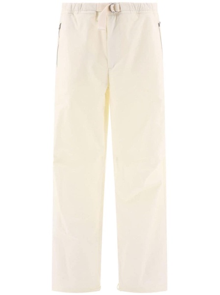 belted straight-leg trousers