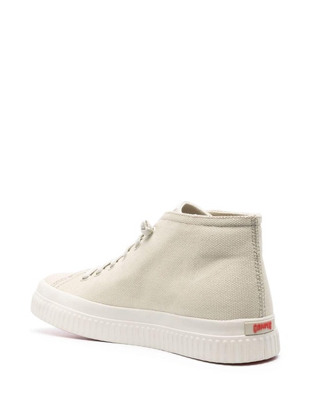 logo-patch high-top sneakers