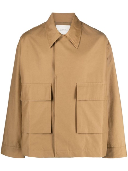 cargo-pocket shirt jacket