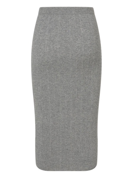 ribbed-knit pencil skirt 