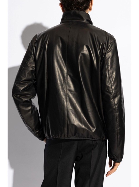 reversible leather jacket