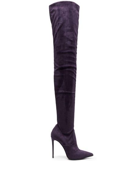 Eva 120mm suede thigh-high boots