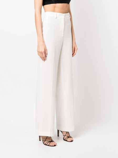 high-waist wide-leg trousers