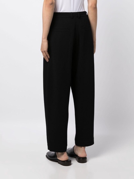 mid-rise straight-leg trousers