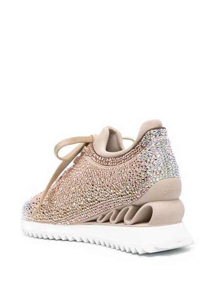 Reiko Wave rhinestone-embellished sneakers