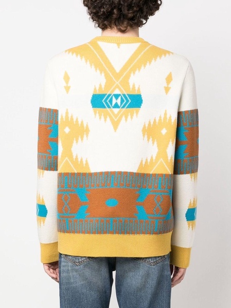 Icon Jacquard abstract-pattern jumper