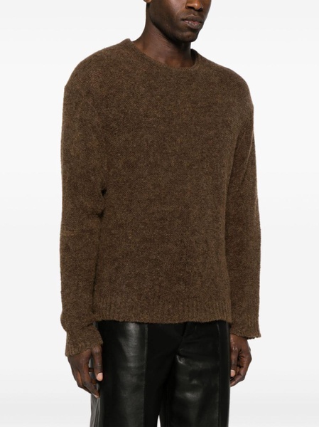 Brown Tevin Brushed Jumper