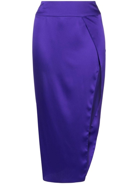 silk wrap skirt