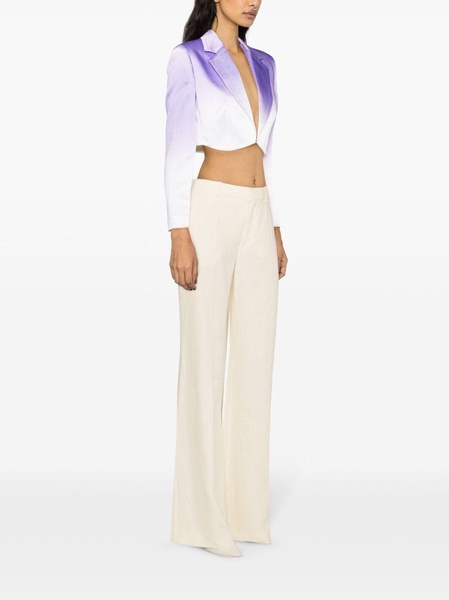 ombré-effect cropped blazer