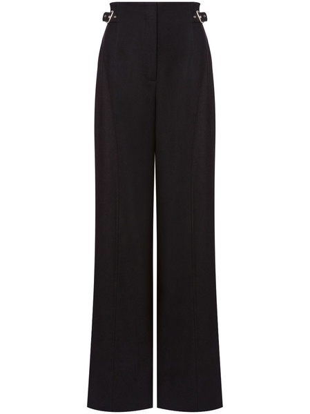 side-tab palazzo pants