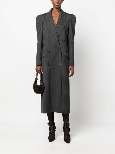 double-breasted wool coat