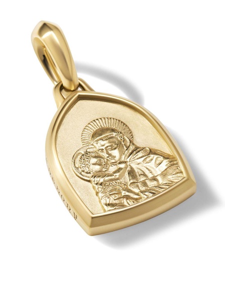 18kt yellow gold St. Anthony pendant