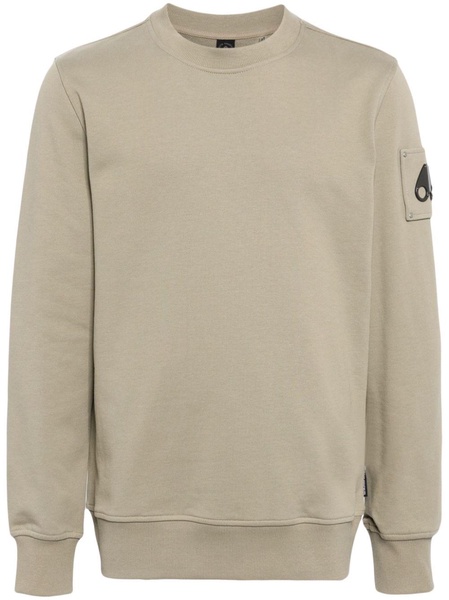 logo-appliqué cotton sweatshirt